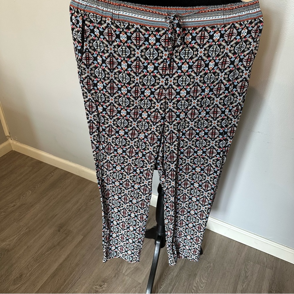 J Jill Pants Super cute Boho style💙🖤